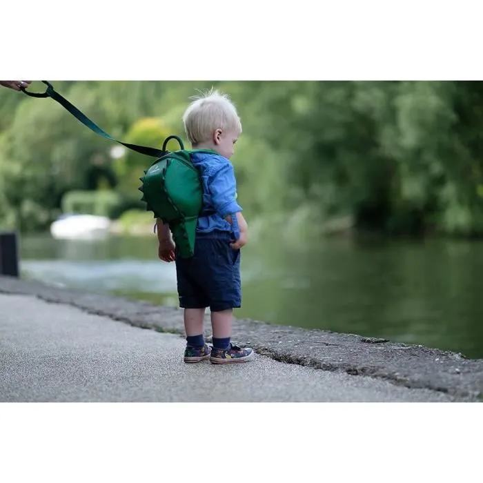 Littlelife Toddler Backpack with Rein - Crocodile-3