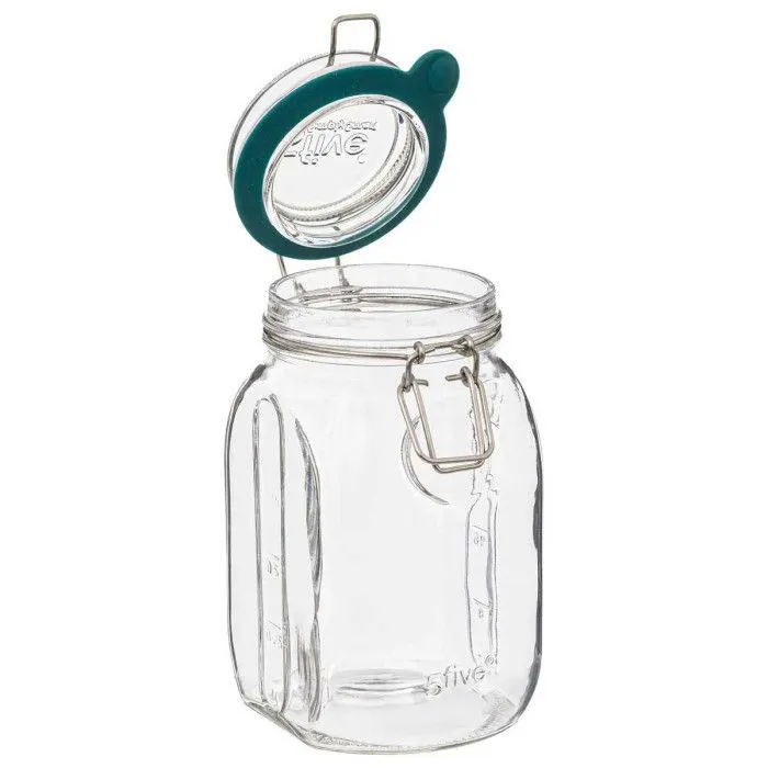Bocal en Verre Gradué "Jarro" 1L Transparent-1