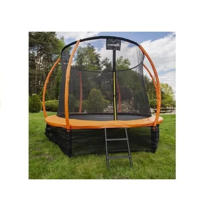 Lit élastique - Trampoline Sport Best, Diamètre 244 cm, Rouge-1