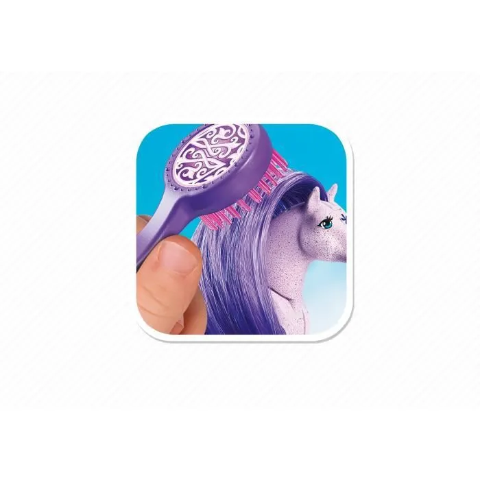 PLAYMOBIL - Princesse Violette avec Cheval à Coiffer - Gamme Playmobil Princess - A partir de 4 ans-4