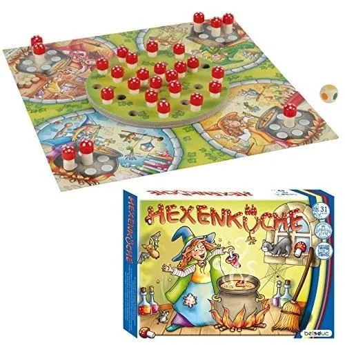 Jeu de société - BELEDUC - HEXENKUCHE - 2 à 4 joueurs - À partir de 4 ans - Durée 15 min-0