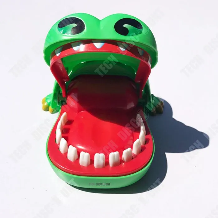 Jouet Crocodile - Tech Discount - Truc Crocodile Mordant - 13x10cm - Plastique - 2 joueurs ou plus-1