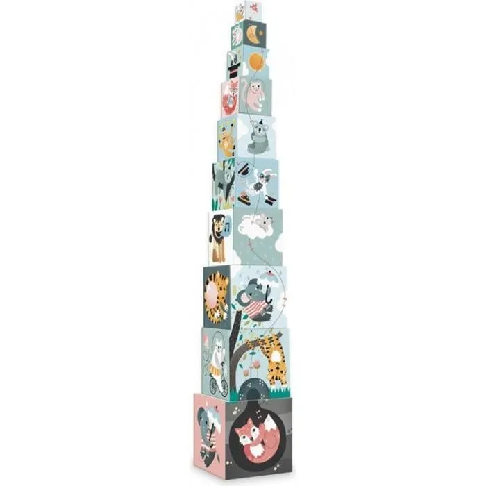 Vilac - Cubes Gigognes - Les Animaux-0