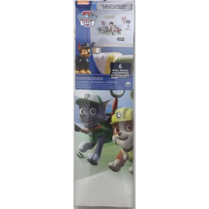 ROOMMATES - 6 Stickers PAT PATROUILLE Chambre enfant Géant 71 x 42 cm Paw Patrol-1