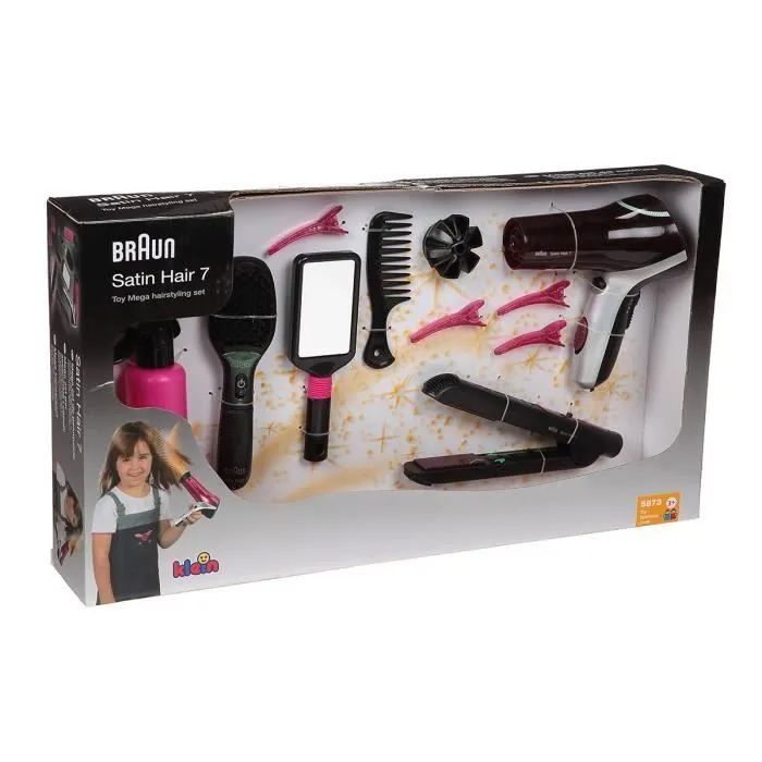 KLEIN - Mega set de coiffure Braun Satin Hair 7 pour enfant-1