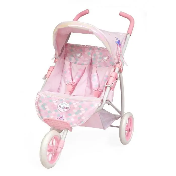 Poussette pour poupée - DECUEVAS TOYS - 90341 - 3 roues - Pliable - Ocean Fantasy-0