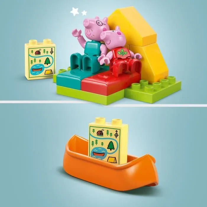LEGO DUPLO Peppa Pig 10452 Les Vacances au Camping - Jeu de construction dès 2 ans-2