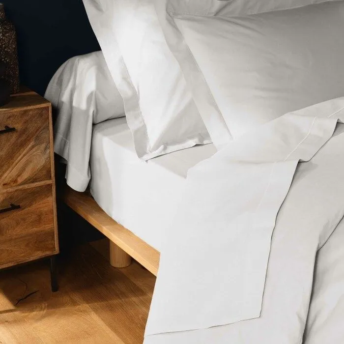 Taie de traversin - DOUCEUR D'INTERIEUR - 85x185 cm - 100% coton - Blanc - OEKO-TEX-1