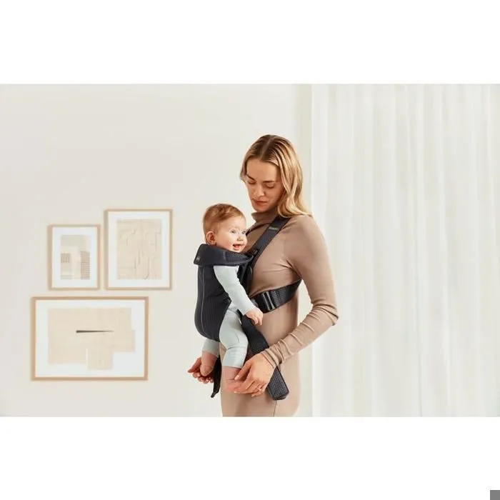 Porte-bébé Mini - BABYBJORN - 3D Mesh - Anthracite - Physiologique - Mixte-3