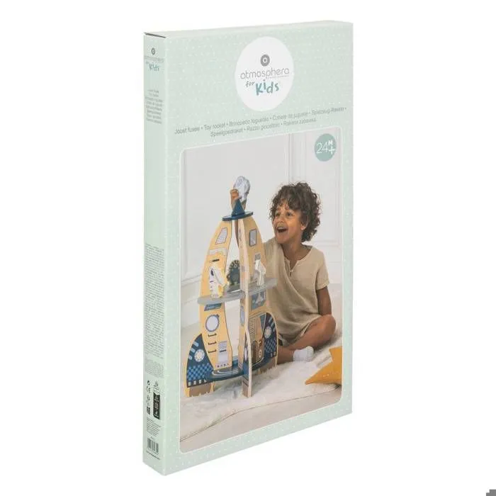 Jeu enfant fusée "Espace" H60cm - Atmosphera createur d'interieur - Multicolore-1