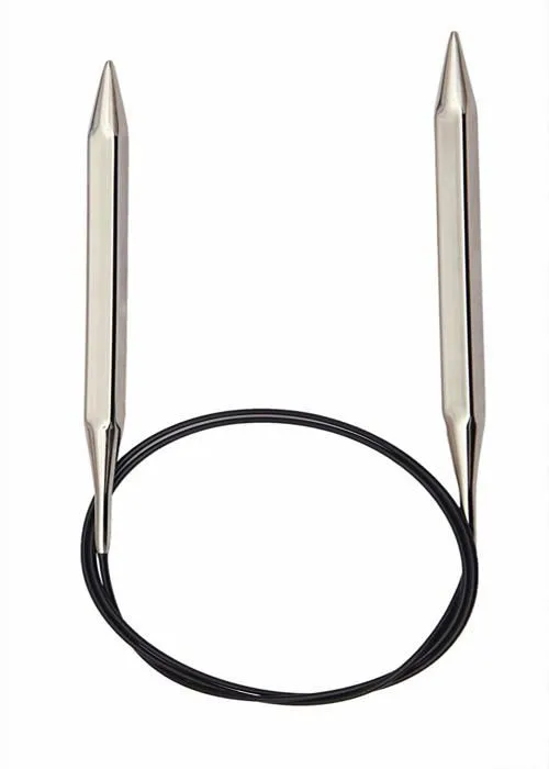 Knitpro - KP12160 - Cubiques de Nova, Aiguille Circulaire Fixe Laiton, Multicolore, 22 x 0,5 x 11,2 cm-0