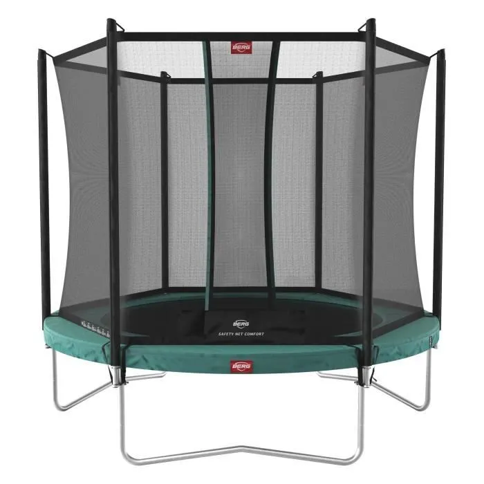 Trampoline - BERG - Favorit Regular 330 - Vert - Filet de sécurité - 330 cm-0