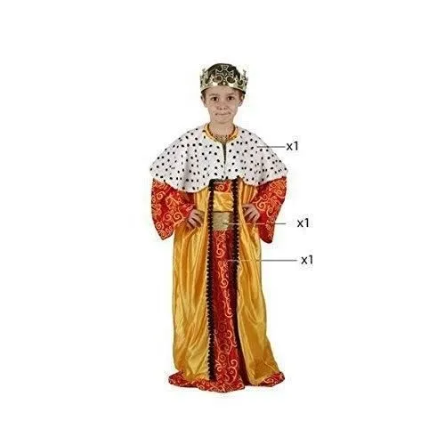 Déguisement Roi Mage 5-6 - ATOSA - 32132 - Enfant - 3 pièces - 100% Polyester-0