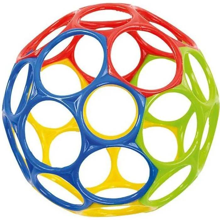 Balle d'activité - BRIGHT STARTS - Oball - Rouge - Jaune - Bleu - Vert-0