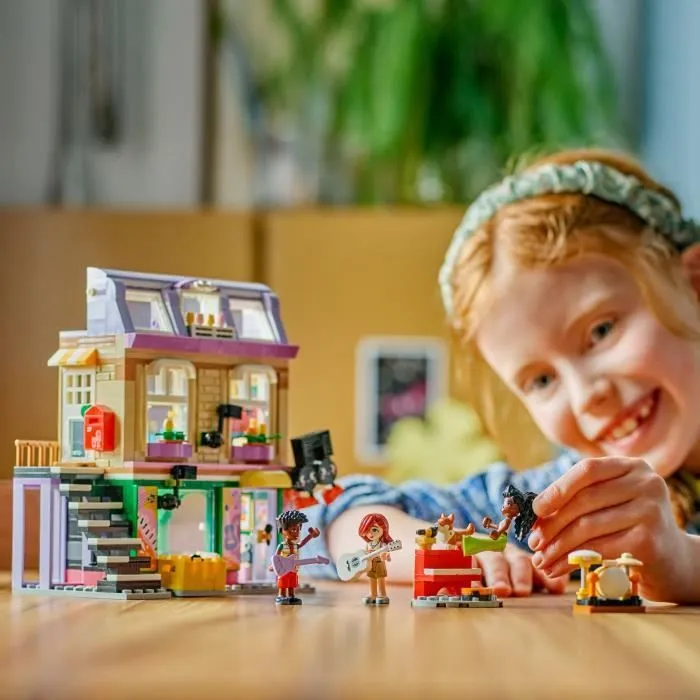 LEGO Friends 42653 Le Magasin de Musique et l’Appartement - Jeu pour Fille dès 7 Ans-4