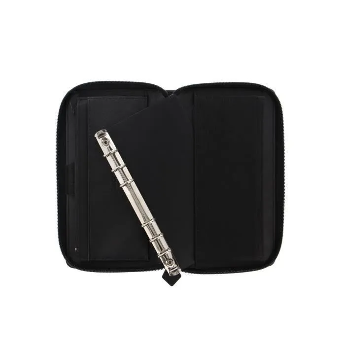Organiseur - FILOFAX - Saffiano compact zip - Noir - Anneau 15mm - Format 9x14cm-3