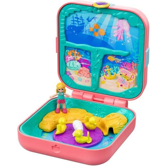 POLLY POCKET Coffret Secret La Grotte de la Sirène Polly-0