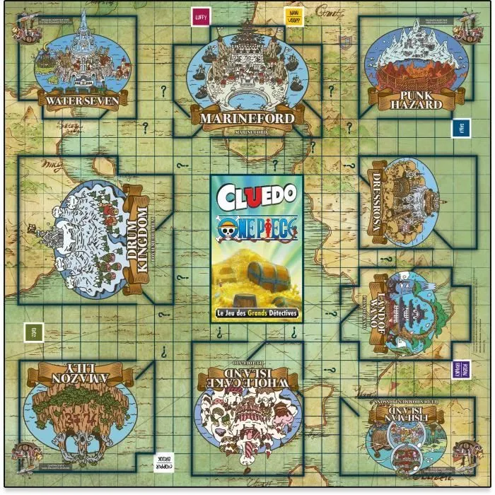 Jeu de société - WINNING MOVES - Cluedo One Piece - Édition spéciale avec l'équipage de Luffy-3