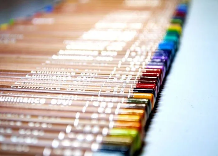 Caran d'ache - 6901 - Luminance Colour Pencil Artist .162 Lot de 3 crayons de couleur Bleu phthalocyanine-1