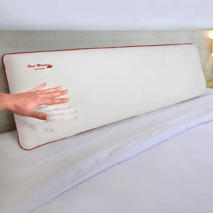 Traversin - Sampur - Grand Luxe - 140x40 cm - Mémoire de Forme - Déhoussable - Confort Ergonomique-1