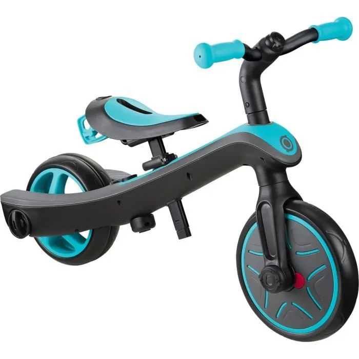 Globber - Tricycle évolutif pour bébé EXPLORER 4 en 1 - Bleu Canard-3