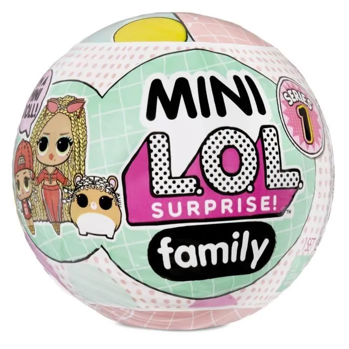 L.O.L. Surprise - Mini Family Collection - Réplique Miniature Poupée Mannequin et Accessoires - Modèle Aléatoire à Collectionner-1