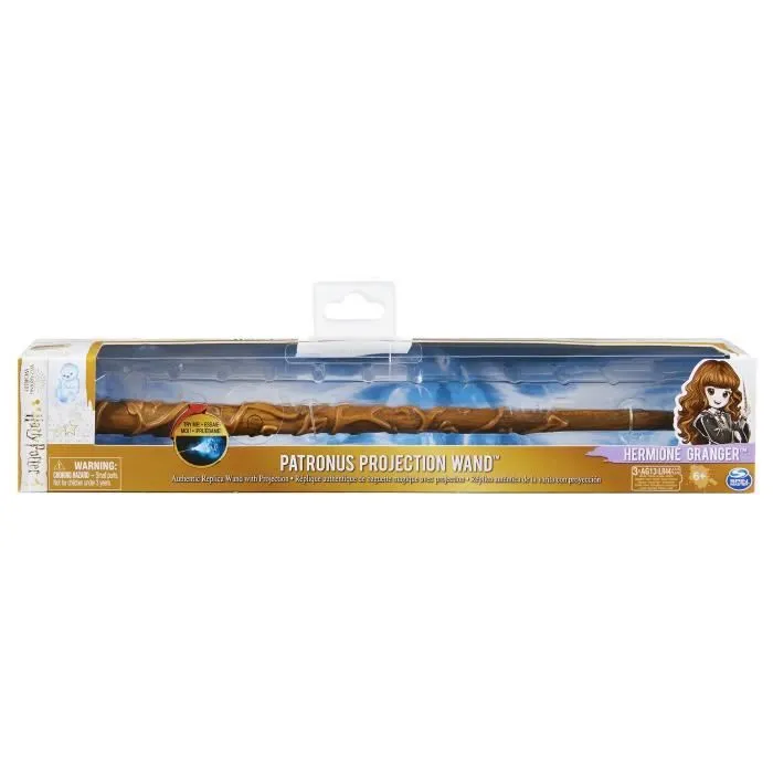 Baguette Magique Hermione Granger - Wizarding World - Effet Patronus & Tremblement - 30 cm-2
