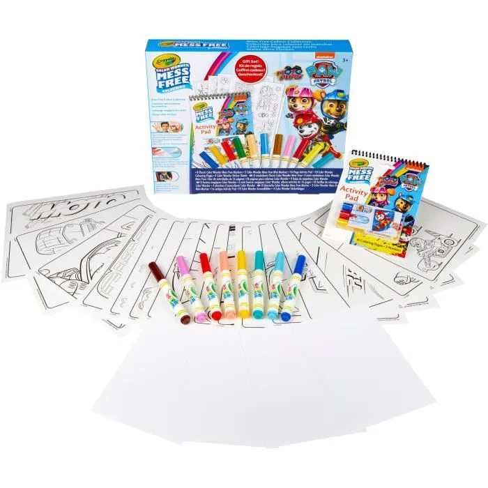 Coloriage - CRAYOLA - Coffret Pat' Patrouille - Activités Color Wonder sans dégâts! Dès 3 ans-5