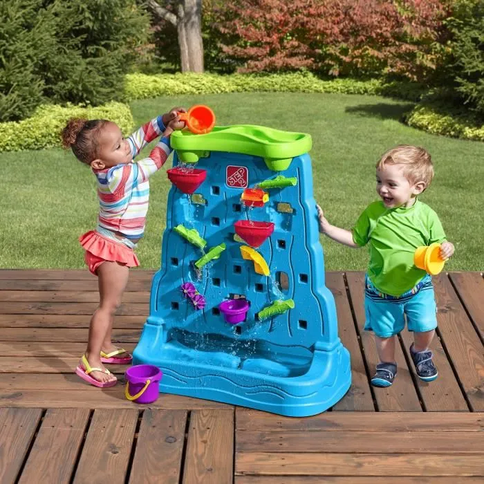 Bebeboutik STEP2 Mur d eau Waterfall Discovery Jeu d eau pour le Jardin Garcon et Fille A partir de 18 mois