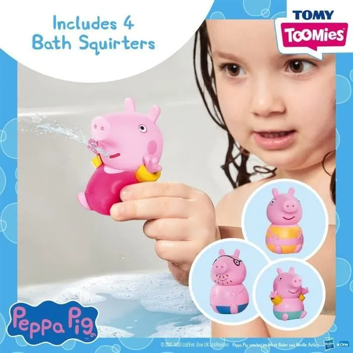 Ensemble de bain Peppa Pig - TOMY - 5 pièces - Pour bébé de 18 mois et plus-3