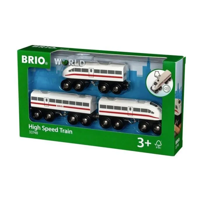 Train en bois TGV avec Son BRIO - Mixte dès 3 ans - Ravensburger - 33748-4