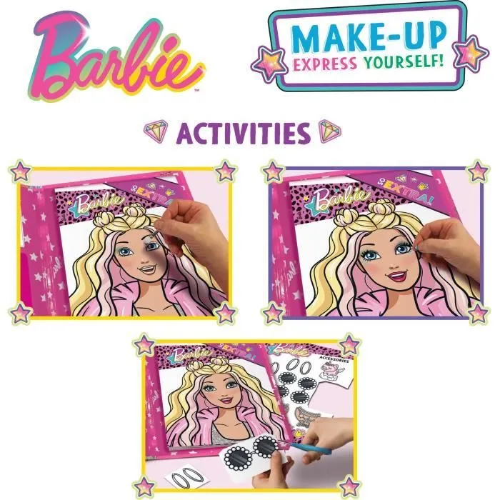 Sketchbook - Barbie Sketch Book Make Up - Lisciani - Pour Apprendre et Se Maquiller-3