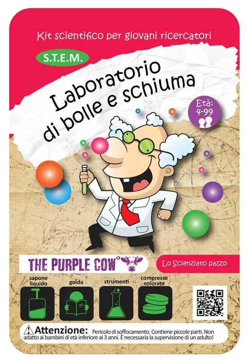 Bulles de savon Purple cow Laborateur de Bulles et Mousse-0