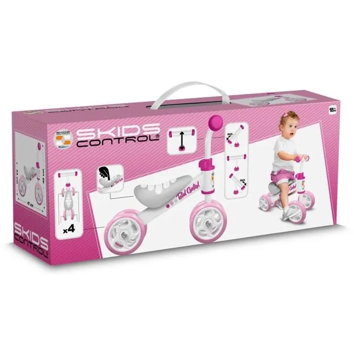Ma première draisienne Baby Walker - STAMP - SKIDS CONTROL - Rose-3