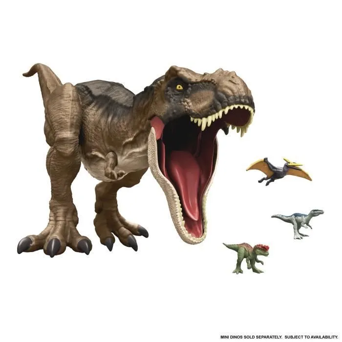 Figurine dinosaure - MATTEL - Jurassic World T-Rex Super Colossal - 60cm - Dès 4 ans-2