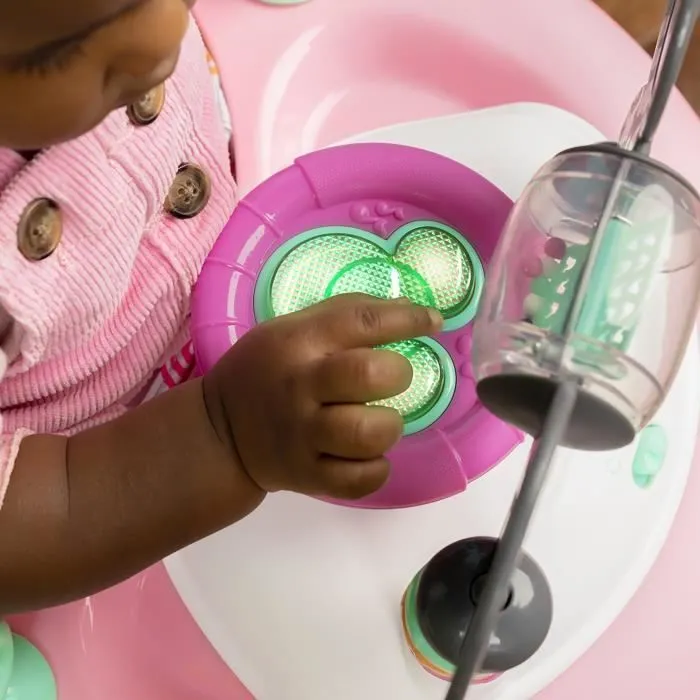 DISNEY BABY Trotteur bébé fille évolutif et pliable 2-en-1 - Minnie - Avec jouet d'éveil amovible intégré, Musique, Hauteur Réglable-8