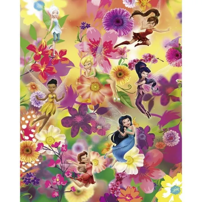 Poster XXL - Disney - Fée Clochette - 200x250 CM - Intissé - Décoration murale enfantine-1