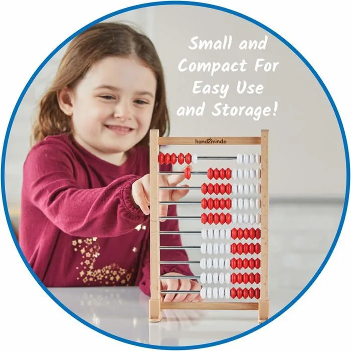Boulier - circuit a boule Learning resources - 93383 - Lot de 25 mini perles 100 perles Multicolore-2