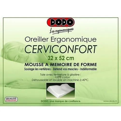 DODO Oreiller 32 x 52 cm ergonomique Cerviconfort-2