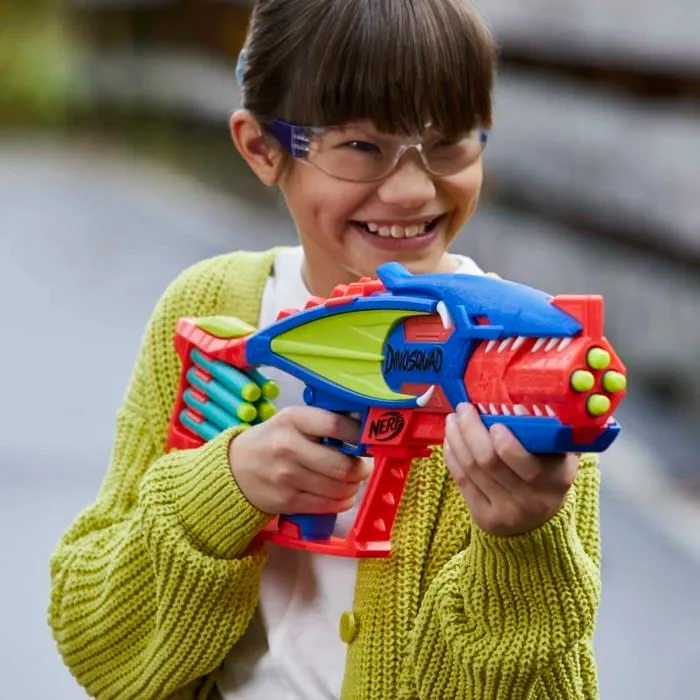 Pistolet a boule - a bille (puissance inferieure a 0,07 joule) - a flechette en mousse - ventouse - plastique Nerf-2