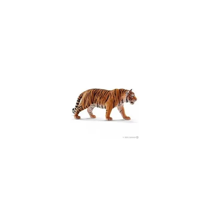 Figurine Schleich - Tigre du Bengale mâle - Personnage miniature - Unique et majestueux-0