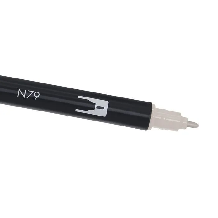 Tombow Feutre pinceau à deux pointes gris - ABT-N79-1P-2