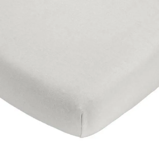 PETIT A PETIT Drap housse en jersey blanc 40x90 cm-0