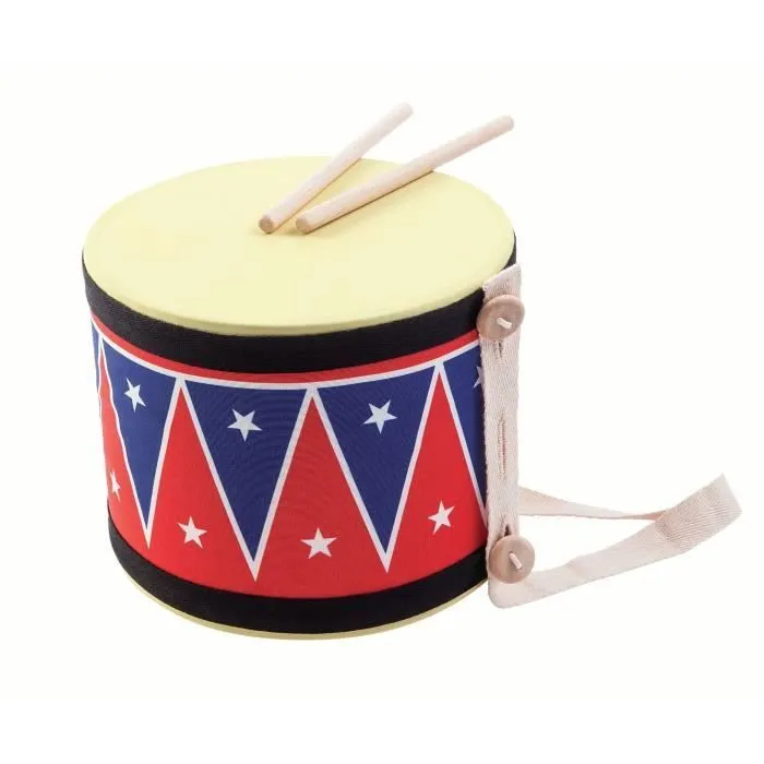 PLAN TOYS Jeu en bois Gros tambour-0