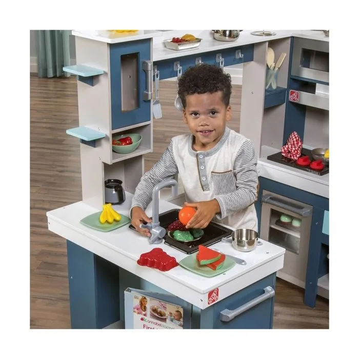 Step2 - Grand Walk-In Kitchen & Grill - Cuisine Enfant en Bois avec Kit d’accessoires-3