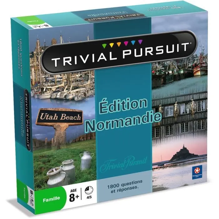 TRIVIAL PURSUIT - Normandie - Jeu de societé - Version française-0