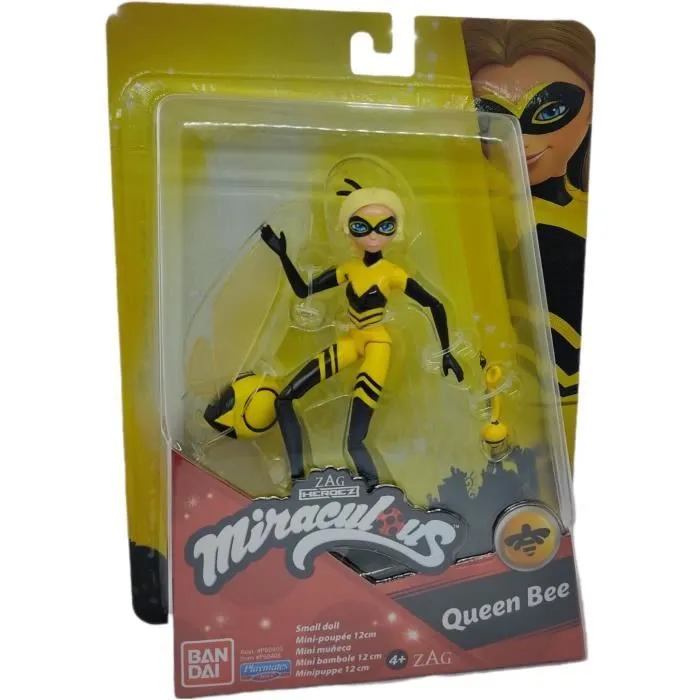 Mini-poupée Queen Bee - MIRACULOUS - 12 cm - Jaune et noir - 4 ans et plus-1