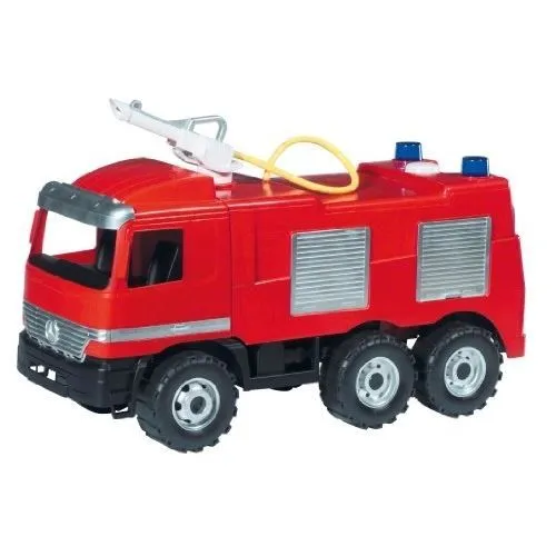 Camion Pompier Mercier - Jouet pour Enfant de 3 ans - 64cm - Projection d'eau jusqu'à 8m-0