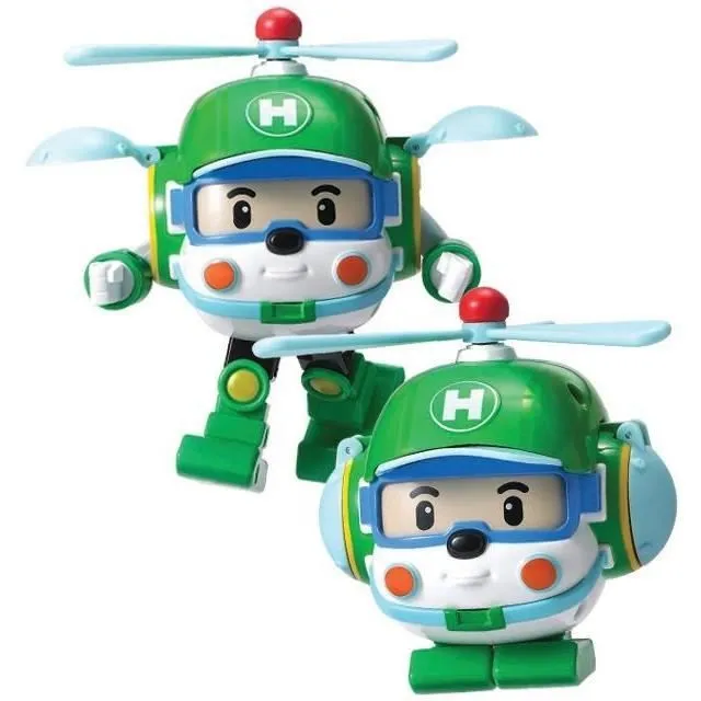 ROBOCAR POLI - ROBOCAR - Véhicule transformable Héli - Bras articulés - Jouet pour enfant dès 3 ans-1