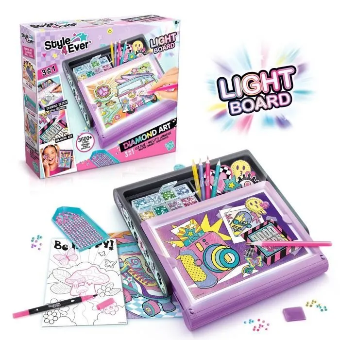 Canal Toys - Style For Ever - Diamant'Art Mallette Lumineuse - OFG 300-0